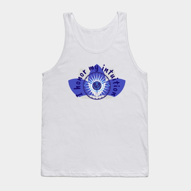 6th chakra mandala Tank Top by Rebecca Abraxas - Brilliant Possibili Tees